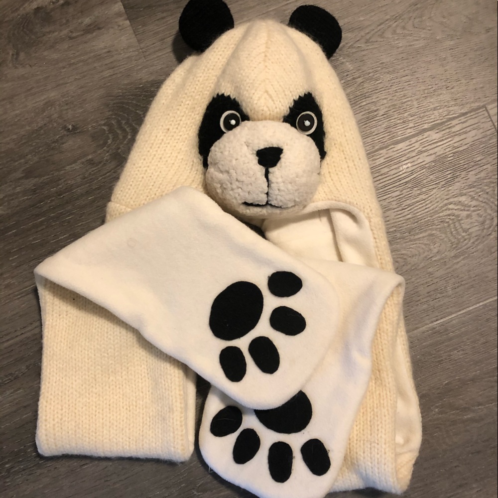 WWF Panda Hat-scarf-gloves